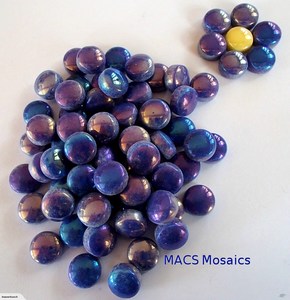 Pearl Mosaic Drops 12mm Royal Blue - MACS Mosaics