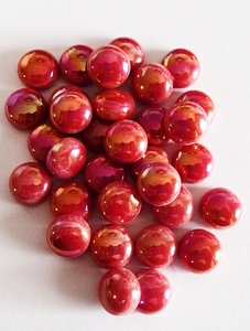 Products: Pearl Mosaic Drops 12mm Red - MACS Mosaics