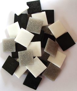 Vitreous Glass Mosaic Tiles 20mm Titanium - MACS Mosaics