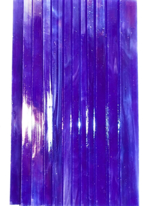 Stained Glass Mosaic Sticks Iridescent Royal Blue - MACS Mosaics