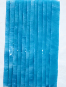 Stained Glass Mosaic Sticks Sky Blue - MACS Mosaics