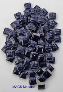 Ceramic Mosaic Tiles 10mm Royal Blue - MACS Mosaics