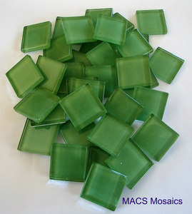 Products: Crystal Mosaic Tiles 23mm Sage Green - MACS Mosaics