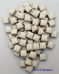 Ceramic Mosaic Tiles 10mm White - MACS Mosaics