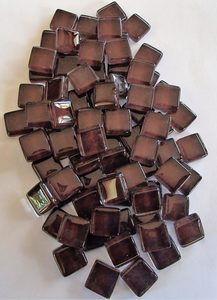Crystal Mosaic Tiles 10mm Chocolate - MACS Mosaics