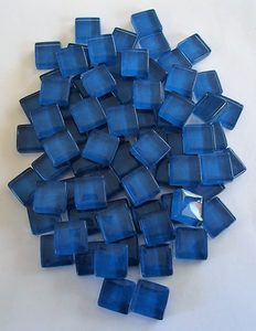 Products: Crystal Mosaic Tiles 10mm Peacock Blue - MACS Mosaics