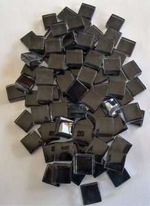 Products: Crystal Mosaic Tiles 10mm Black - MACS Mosaics