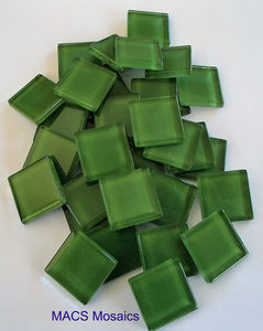Crystal Mosaic Tiles 23mm Lime Green - MACS Mosaics