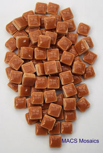 Ceramic Mosaic Tiles 10mm Caramel - MACS Mosaics