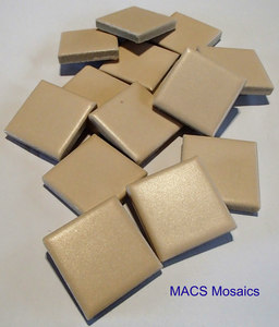Ceramic Mosaic Tiles 25mm Flesh - MACS Mosaics