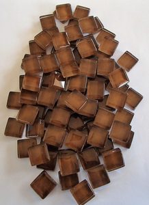 Products: Crystal Mosaic Tiles 10mm Coffee - MACS Mosaics