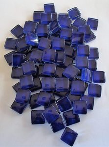 Crystal Mosaic Tiles 10mm Royal Blue - MACS Mosaics