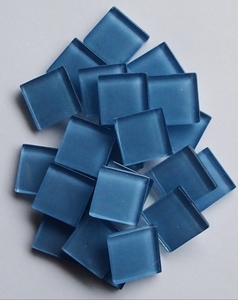 Products: Crystal Mosaic Tiles 23mm Pastel Blue - MACS Mosaics