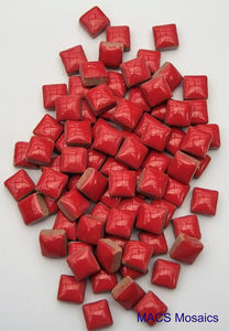 Ceramic Mosaic Tiles 10mm Red - MACS Mosaics