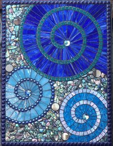 Products: Spirals Mosaic Art - MACS Mosaics