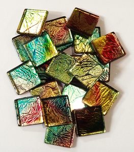 Products: Crystalline Mosaic Tiles 23mm Chocmint - MACS Mosaics