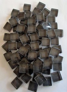 Products: Crystal Mosaic Tiles 10mm Grey - MACS Mosaics