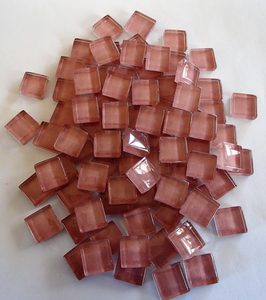 Crystal Mosaic Tiles 10mm Pink - MACS Mosaics