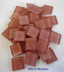 Crystal Mosaic Tiles 23mm Pink - MACS Mosaics
