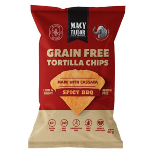 Products: Grain Free Tortilla Chip - Spicy BBQ - Macy and Tailor