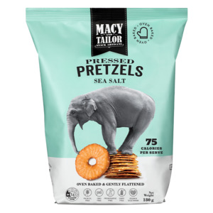 Pressed Pretzels - Sea Salt - Macy and Tailor