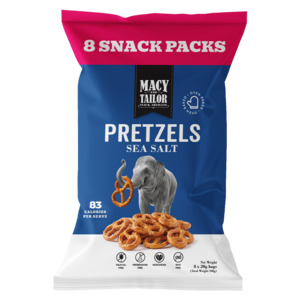 Classic Pretzels Multi Pack - Sea Salt - Macy and Tailor