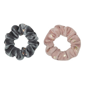 Baby + Child Hair: Scrunchies - Velvet Swanlake