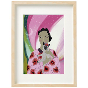 Niaski: Art Print - Georgia & Kitty A3