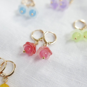 Hydrangea Ranger: Sun Flower Earrings - Rose