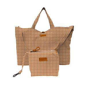 Grech Co: Atlas Tote Bag - Sienna Gingham