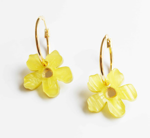 Hagen Co: Wildflower Earrings -  Buttercup