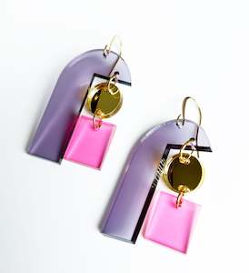 Hagen Co: Limelight Earrings - Grey