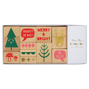 Meri Meri: Christmas Stamp Set - Festive