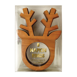 Meri Meri: Christmas Napkin Rings - Deer
