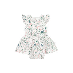 Burrow Be: Baby Dress - Flutter Wildflower
