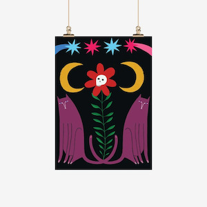 Cat Lovers: Tea Towel - Mystic Cats