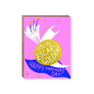 Mothers Day: Escar-Golden Mother's Day Card