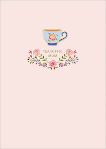 Mothers Day: Tea-Riffic Mum Card & Pin