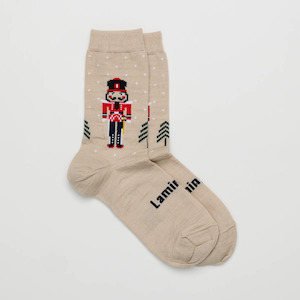 Lamington: Christmas Mens Crew Socks - Nutcracker
