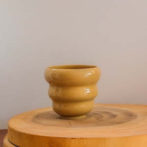 Goodwin Ceramics: Wave Tumbler - Gloss Buff