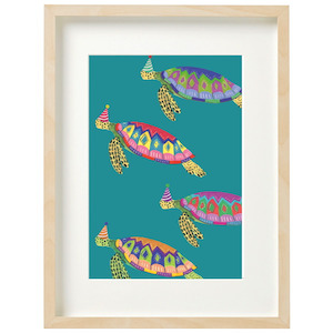 Gifts Under 50 Smackers: Art Print - Sea Turtles A3