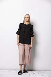 Dressed: Vino Reversible Top - Black