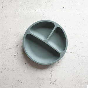 Foodie Kid: Silicone Divided Plate - Rain