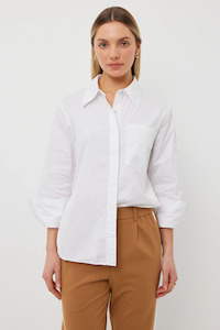 Nursing Friendly: George Shirt - Big White