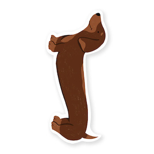 Dog Lovers: Iko Iko Cut Out Bookmark - Sausage Dog