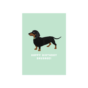 Aotearoa Made: Iko Iko Birthday Card - Sausage
