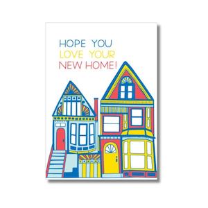 Cat Lovers: New Home Card - New Home Love