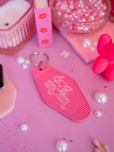 Vintage Motel Key Tag - Dog Mom