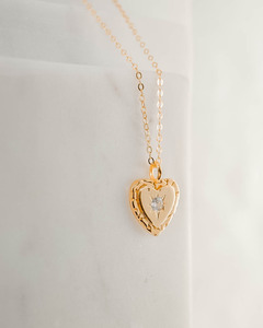 Mabel Pepe: I Heart You Necklace - Gold