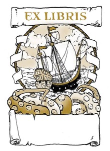Bookplates 10 pack - Crossing the Seas